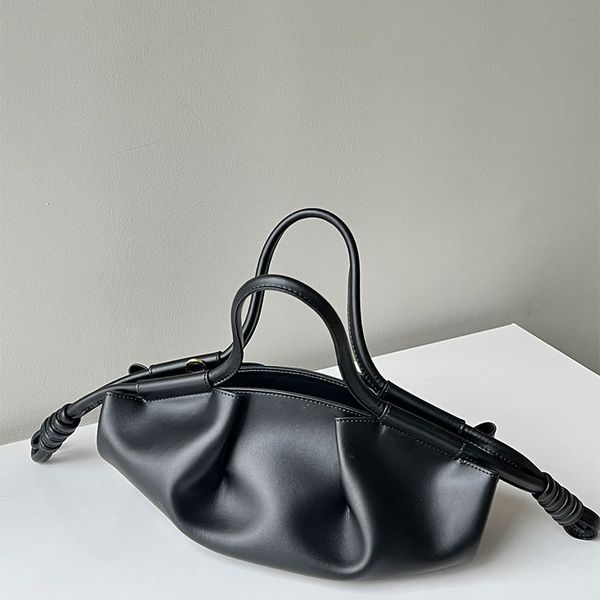 

designer bag shoulder bag tote dumpling bag napa calfskin suede lining 2023 fashion women's purse handbag internet celebrity same model