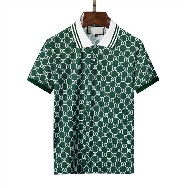 

spring luxury italy men t-shirt designer polo shirts high street embroidery small horse printing clothing mens brand polo shirt, White;black