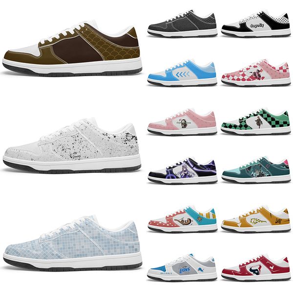 

custom fashionable comfortable Glossy Diy shoes mens womens beautiful outdoor sneakers sports trainers JY-A134