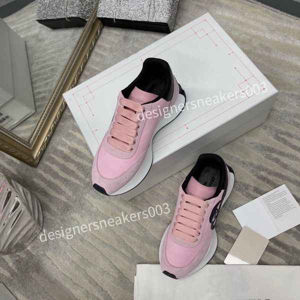 

2023new brand designer casual shoes womens rubber flat shoes lace-up sports shoes fashion running shoes soft and comfortable platform shoes, Black