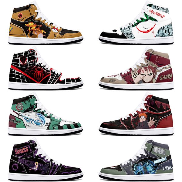 

New diy classics customized shoes sports basketball shoes 1s men women antiskid anime fashion customized figure sneakers 36-48 321797