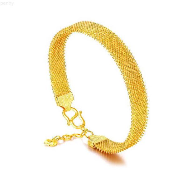 

xinfly custom luxury pure 24k real yellow gold bracelets women g9999 solid elastic engagement wedding jewelry gift, Silver