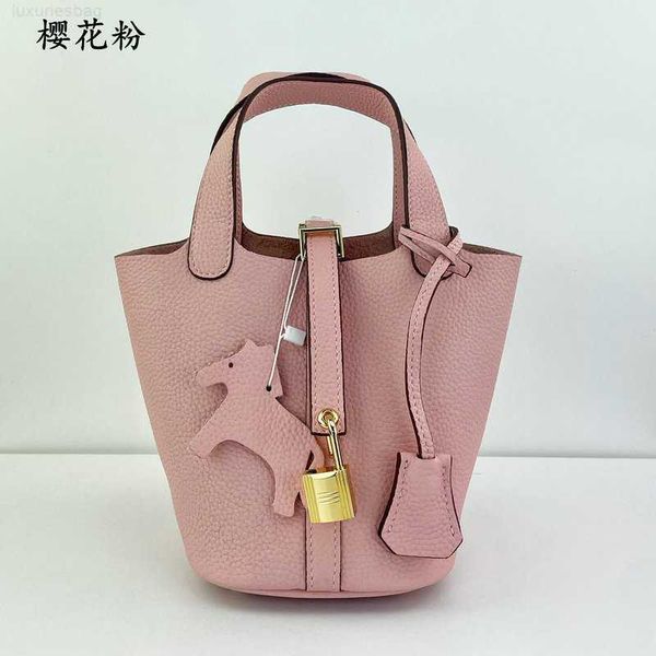 

designer luxury bag cordio togo layer bucket mini cowhide women h family hand lychee grain vegetable basket bagxq8w9nh0 picotin