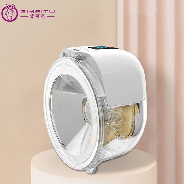 

breastpumps wearable electric breast pump with led display automatic milker handsportable milk ctor born baby accessories 230404