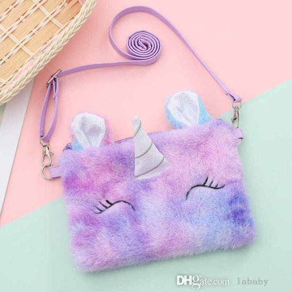 

kids bags children cartoon cute plush backpack messenger kindergarten girl purse small schoolbag