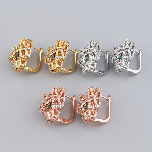 

gold silver diamond long charm earrings for women luxury necklace women men designer jewelry fashion party christmas wedding gifts birthday, Golden