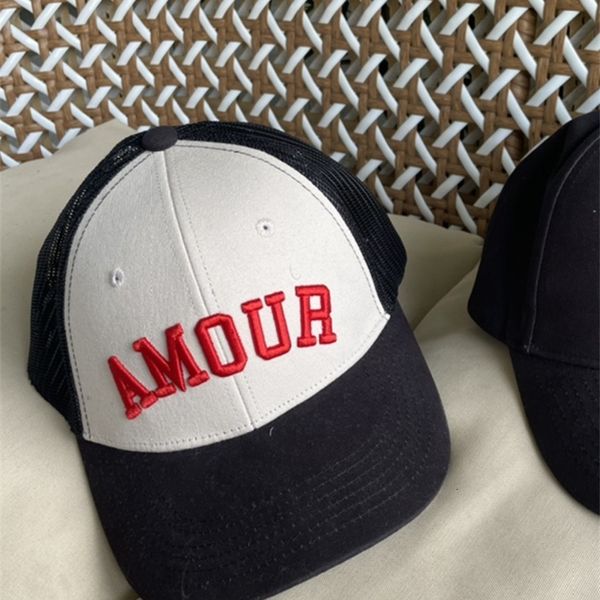 

stingy brim hats spring and summer peaked cap letters embroidered women hats 230403, Blue;gray