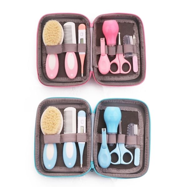 

grooming sets baby kit nail clipper comb brush nasal aspirator scissors tweezer finger toothbrush thermometer born nursery care 230404
