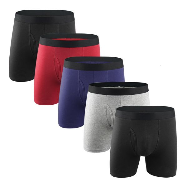 

underpants men's boxing underwear boxing underwear long bokserki meskie underwear rope indoor hombre underwear cotton underwear shorts, Black;white