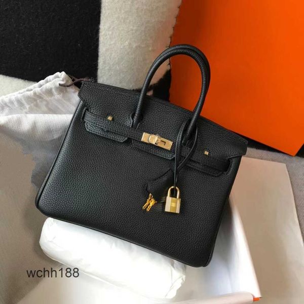 

women's designer birkins bags fashion bag 2023 burkin litchi pattern head layer cowhide togo single shoulder handheld cje6