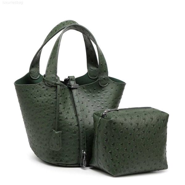 

designer luxury vegetable basket women's handbag fashion simple water bucket litchi pattern bagwvc95rzj picotin