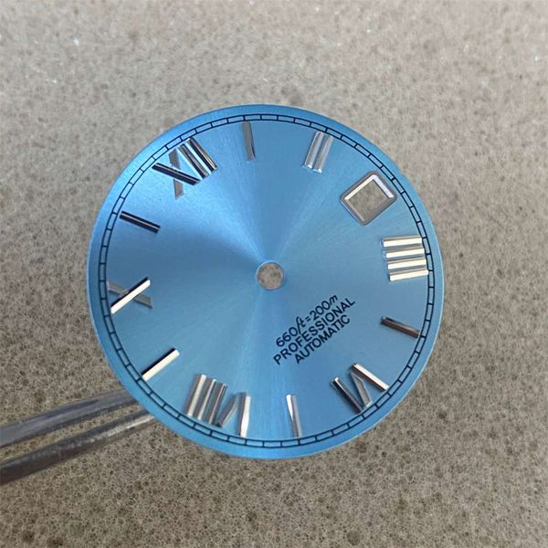 

repair tools kits 285mm no luminous roman numeral watch dial for nh35 nh36 movement 230404