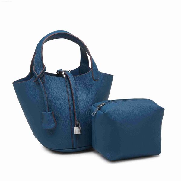

designer luxury vegetable basket women's handbag fashion simple water bucket litchi pattern bagsvcqo3cu picotin