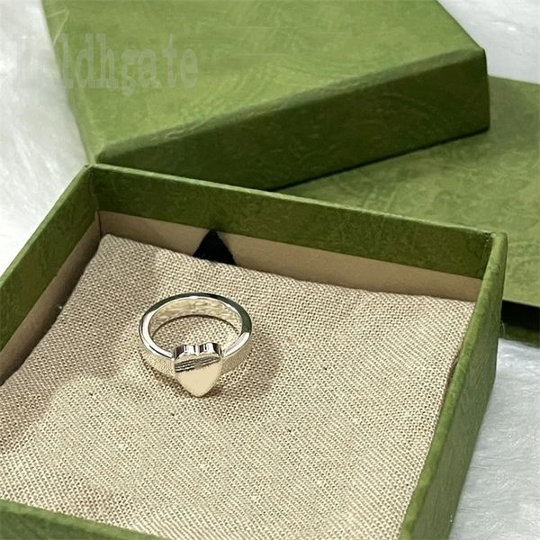 

heart rings for women plated silver designer ring smooth mini creative lover romantic gift female luxury ring fashion famous jewelry zb014