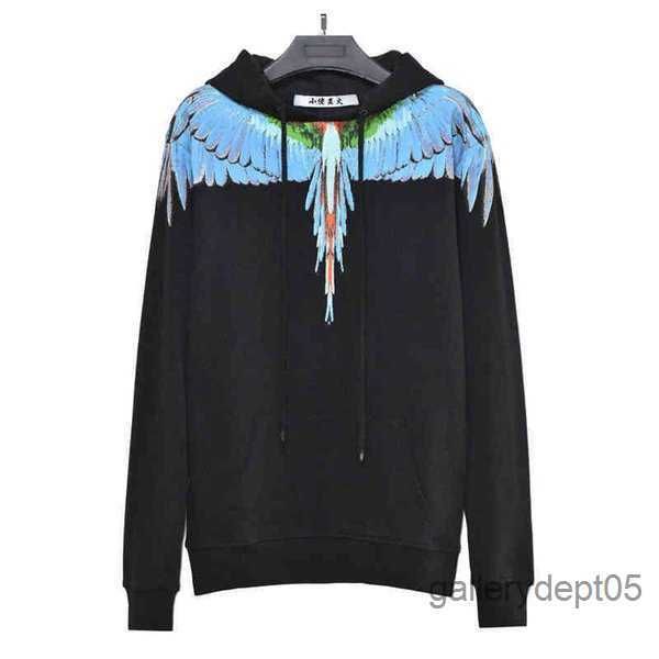 

mb wing sweater hoodie men's women's br loose couple large coat fashion hip hop long sleeve autumn and winter 12qu8p, Black