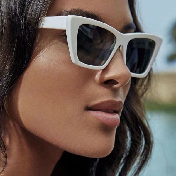 

designer sunglasses over mica with ladies designers shape popular leisure wild sl276 retro cat fashion glasses frame eye box st gkfpj, White;black