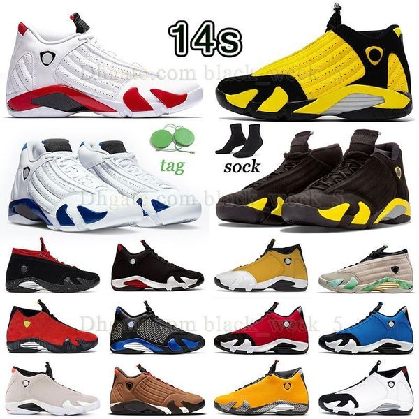 

luxury basketball shoes jumpman 14 candy cane yellow hyper royal thunder mens 14s bred sneaker ginger black red clot terra blush se black fe