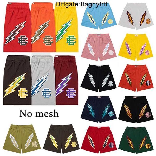 

designer mens ee shorts eric emanuel fitness sports lightning printed 17 color women summer workout casual basketball pants size m//xl/xxl, White;black