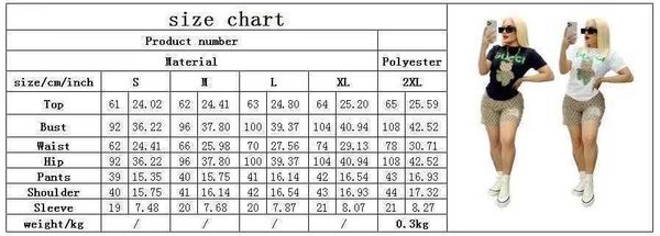 

women's tracksuits 2023g summer fashion casual print suit designer short-sleeved shorts two-piece set, Gray