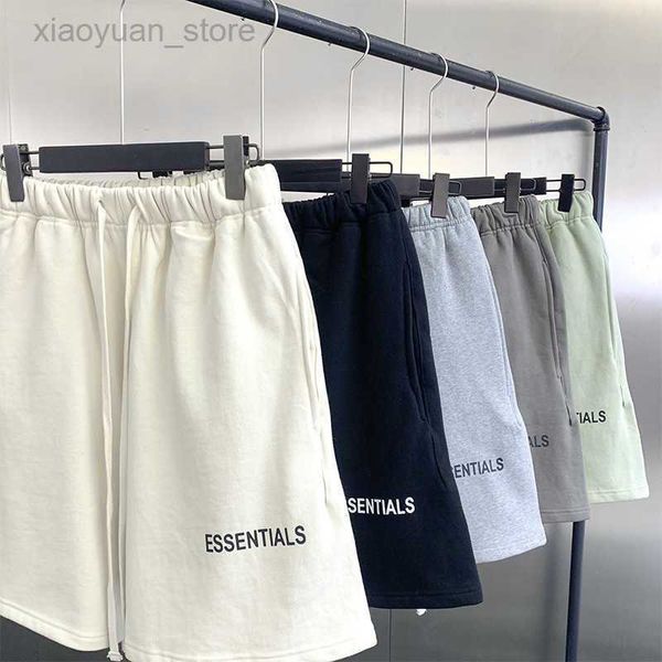 

men's shorts essentials shorts summer men and women sweatpants 100% cotton letter printed fashion street hip hop casual shortsm230403, White;black