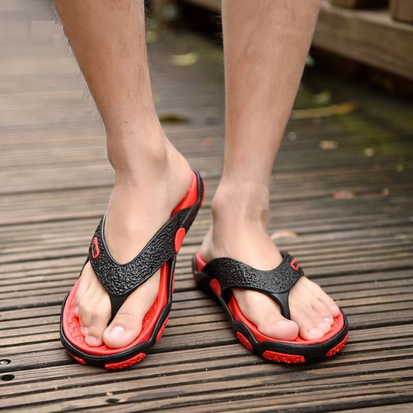 

slippers men's shoes for male plus size 4045 fashion summer flip flops outdoor soft casual 230404, Black