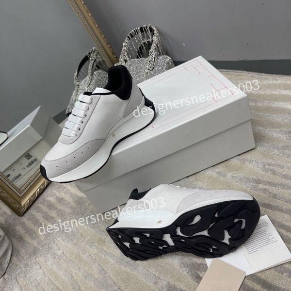 

2023mens brand designer casual shoes womens rubber flat shoes lace-up sports shoes fashion running shoes soft and comfortable platform shoes, Black
