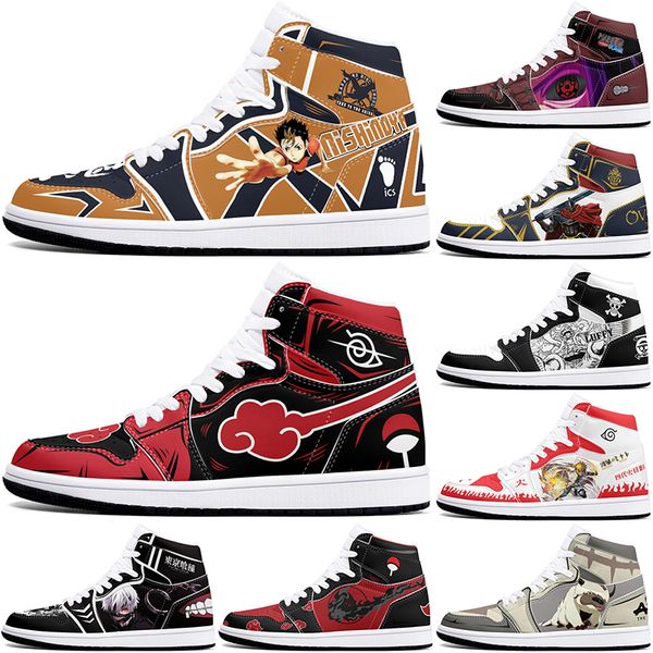 

New diy classics customized shoes sports basketball shoes 1s men women antiskid anime fashion customized figure sneakers 388275