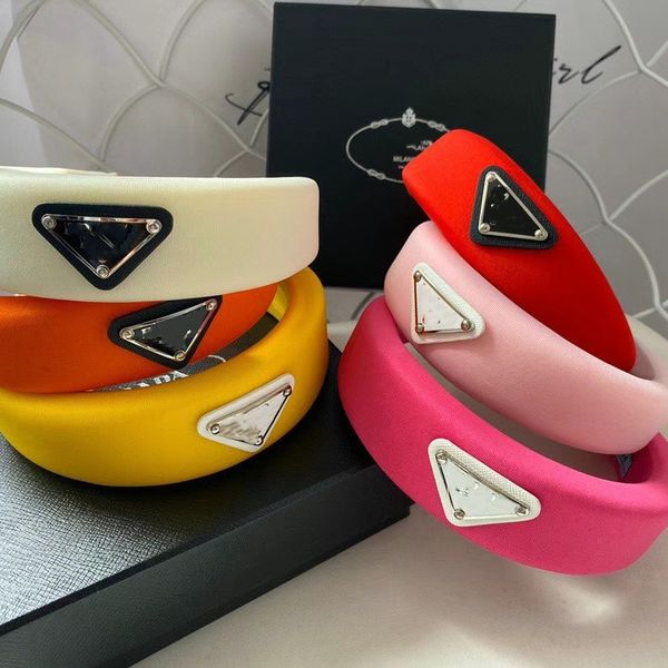 

luxury designer sponge headbands hair bands for women elastic headband outdoor sports fitness headband lovers jewelry, Silver