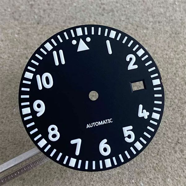 

repair tools kits nh35 nh36 dial 335mm watch faces replacement green luminous for nh35nh364r7s movement men accessories 230404