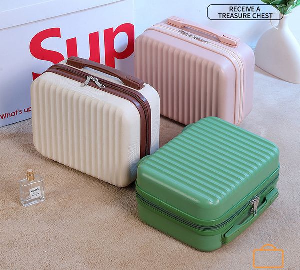 

suitcases suitcase mini abs cosmetic case 13 inch female small travel bag 230404