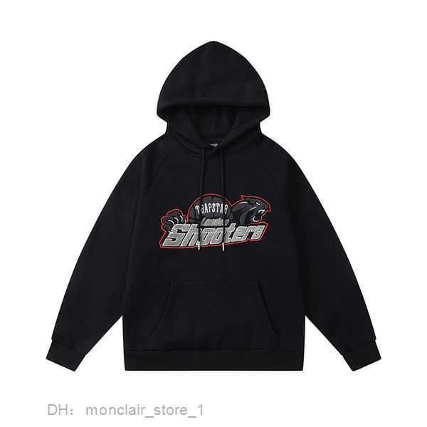 

men's hoodies & trapstar full tracksuit rainbow towel embroidery decoding hooded sportswear and women suit zipper trousers 9 5n3u 5n3u, Black