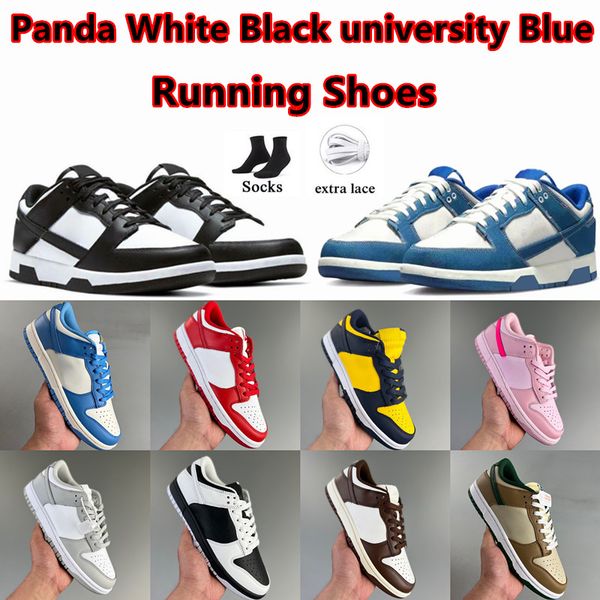 

running 2023 shoes men designer dunkys sneakers white black panda grey fog syracuse michigan triple pink green kentucky low flat sports for