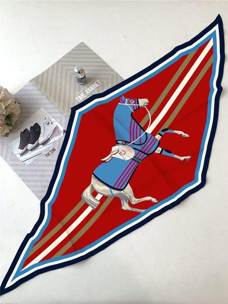 

scarf for women diamond silk scarf women luxury brand horse head printed small scarf headscarf foulard fashion shawls scarves women, Blue;gray