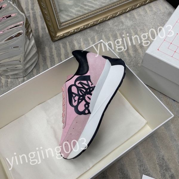 

designer sneakers women casual shoes trainers luxury canvas sneaker fashion platform solid heighten shoe hl210603, Black