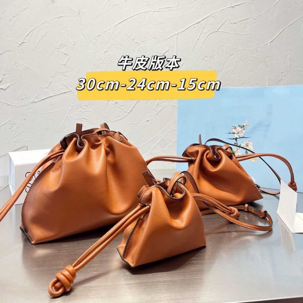 

designer classic tote bag ladies bags women 2023 cowhide large totes drawstring capacity single shoulder crossbody women's loewsbags le