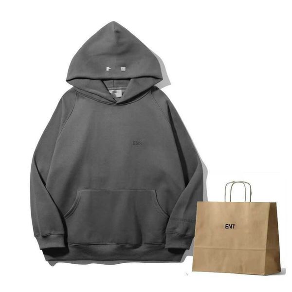 

essentail mens womens designer essentail hoodies sweatershirts suits streetwear pullover sweatshirts clothing loose hooded jumper oversized, Black