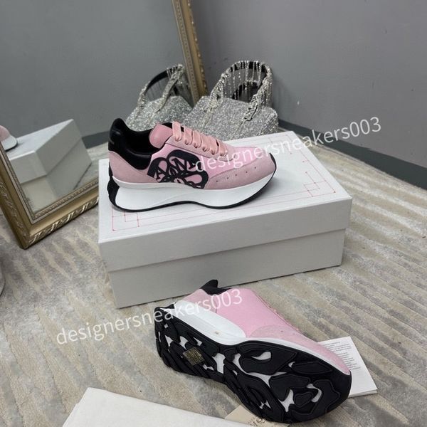 

new brand designer casual shoes womens rubber flat shoes lace-up sports shoes fashion running shoes soft and comfortable platform shoes, Black