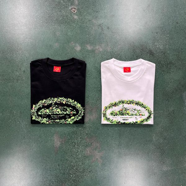 

mens t shirts round grass fashion short sleeve designer mens clothes, White;black