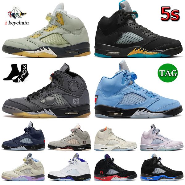 

authentic og jumpman 5 basketball shoes 5s offs white sneakers georgetown a ma maniere craft unc aqua dunks on mars concord racer blue retro
