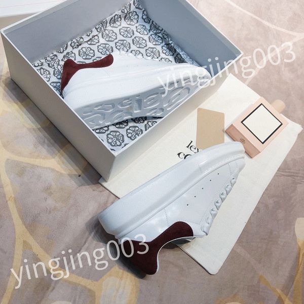

2023 men women designers casual shoes white leather sneakers classic style flat sneakers hl210210, Black