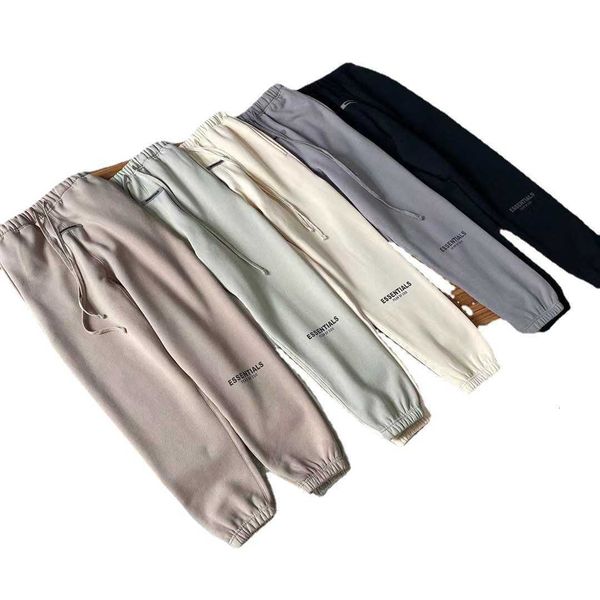 

fashion ess designer short pants multi thread essentials original brushed drawcord high street style legging loose letter foundation versati, White;black