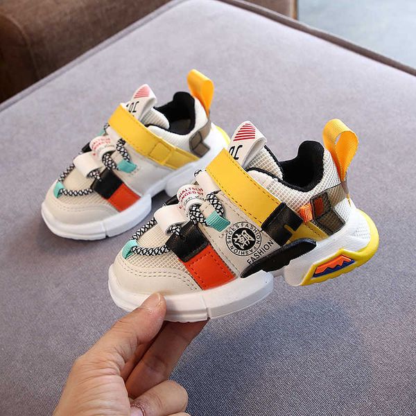 

athletic outdoor kids shoes children girls sneakers shoes for baby toddler sneakers casual shoes fashion breathable boys sports shoes size 2, Black