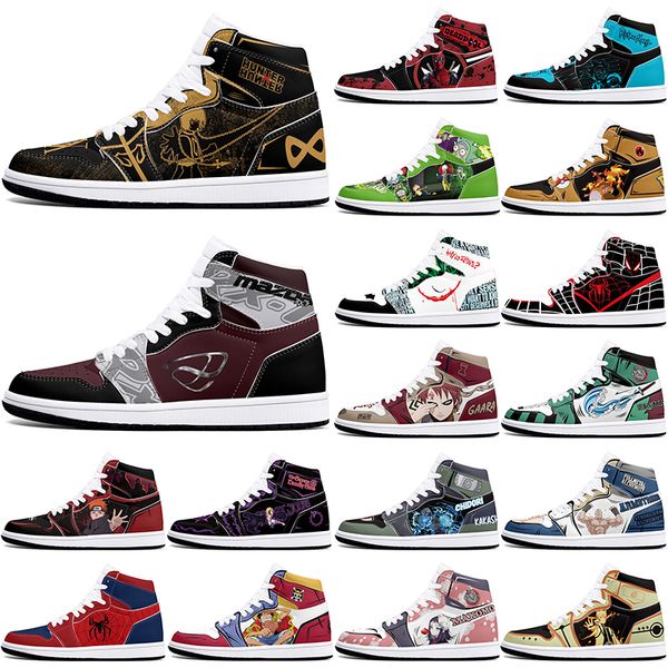 

New diy classics customized shoes sports basketball shoes 1s men women antiskid anime fashion customized figure sneakers 36-48 347104