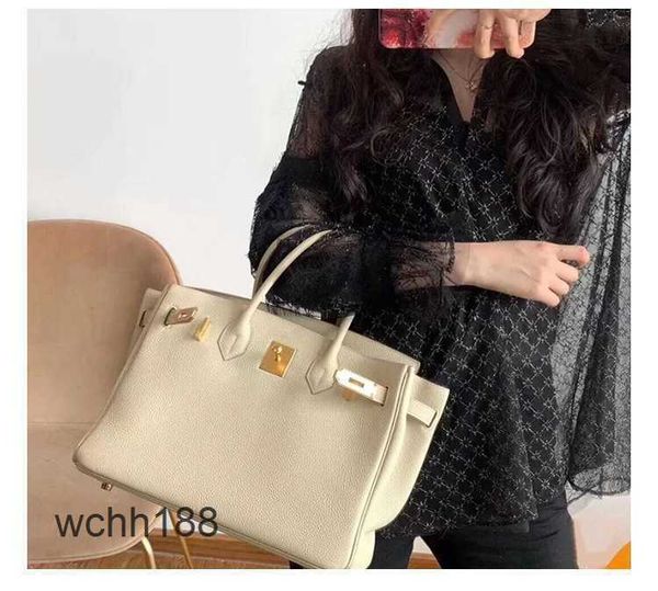 

togo birkins trendy bag pattern burkin layer bags designer cowhide litchi women's handbag single shoulder totes pszx