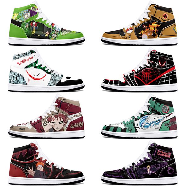

New diy classics customized shoes sports basketball shoes 1s men women antiskid anime fashion customized figure sneakers 36-48 315043