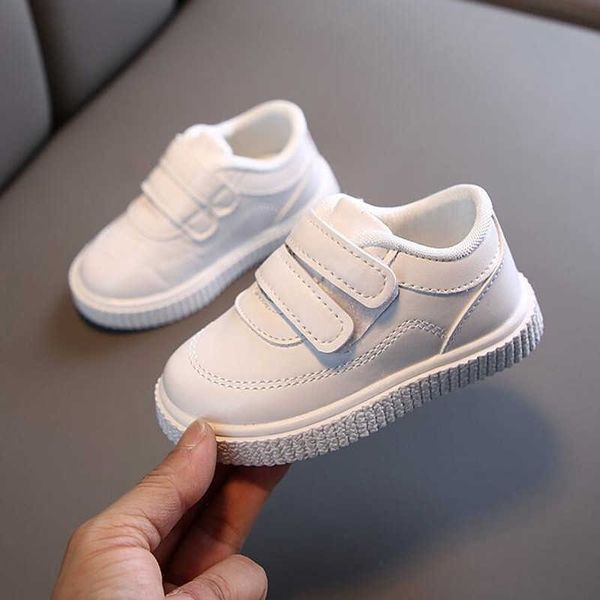 

athletic outdoor white casual shoes for children black kids sports shoes for toddler boy non-slip girl casual sneakers p230404