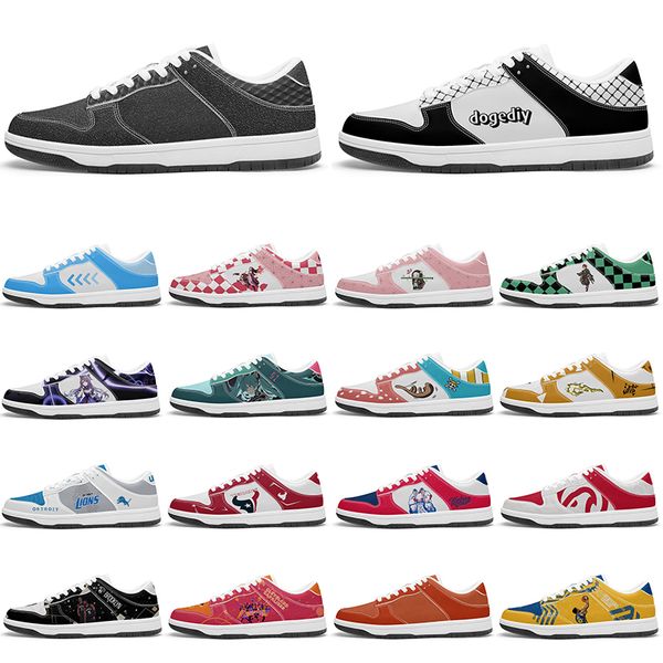 

custom fashionable comfortable Glossy Diy shoes mens womens beautiful outdoor sneakers sports trainers JY-A127