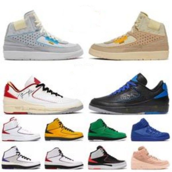 

jumpman 2 2s basketball shoes low black varsity royal white varsity red unions grey fog rattan infrared concord mens trrainers sneakers