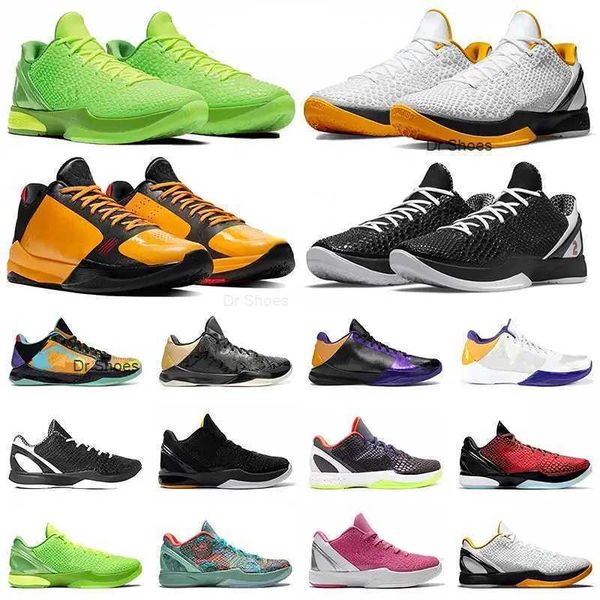 

2023new basketball shoes mamba zoom 6 protro men grinch all-star del sol mambacita alternate bruce lee 5 rings lakers mens trainers outdoor