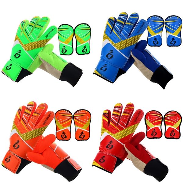

sports gloves soccer goalkeeper breathable wear child rubber football 230403, Black